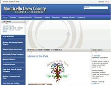 Tablet Screenshot of montdrewchamber.com